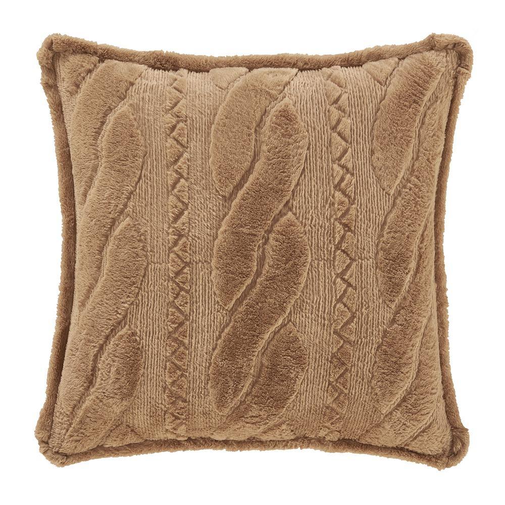 Caress Gold Polyester Euro Quilted Sham