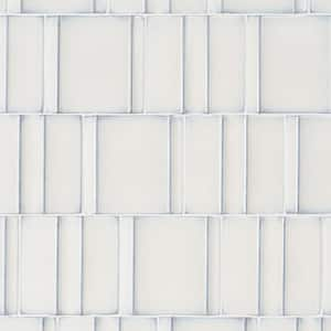 Hikari Snow White 5.82 in. x 5.82 in. 3D Polished Porcelain Wall Tile (7.82 sq. ft. / Case)