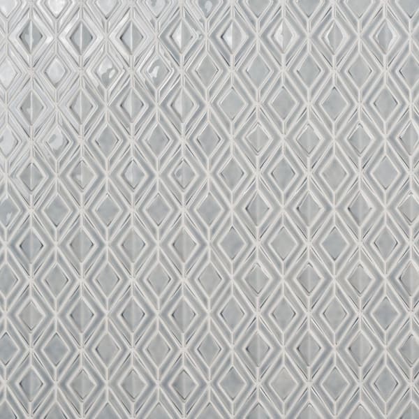 Delphi Jewel Arctic Blue 12 in. x 16 in. Crackled Glass Mosaic Tile (1.19 sq. ft./Each)