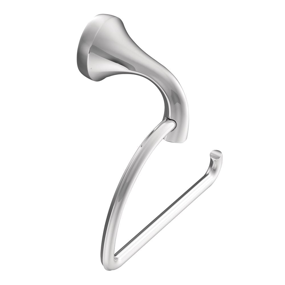 Eva Chrome 3-Piece Bathroom Hardware Set with Towel Bar