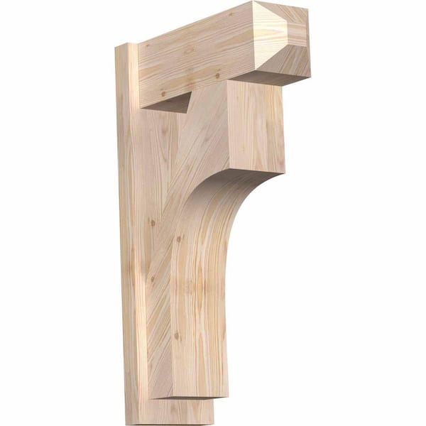 Ekena Millwork 8 in. x 32 in. x 20 in. Westlake Craftsman Smooth Douglas Fir Outlooker