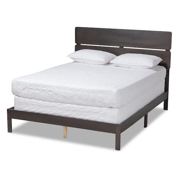 Baxton Studio Anthony Modern and Contemporary Dark Grey Oak Finished Wood King Size Panel Bed Baxton Studio Anthony Modern and Contemporary Dark Grey Oak Finished Wood King Size Panel Bed