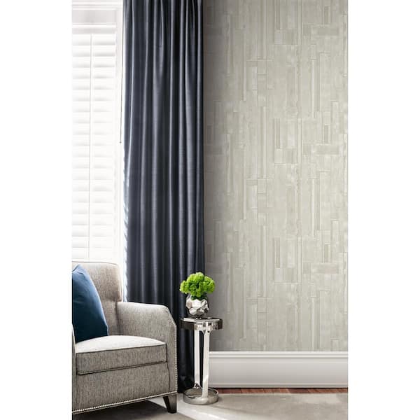 Stone Wall Grey Paper Non-Pasted Strippable Wallpaper Roll (Cover 56.05 sq. ft.)