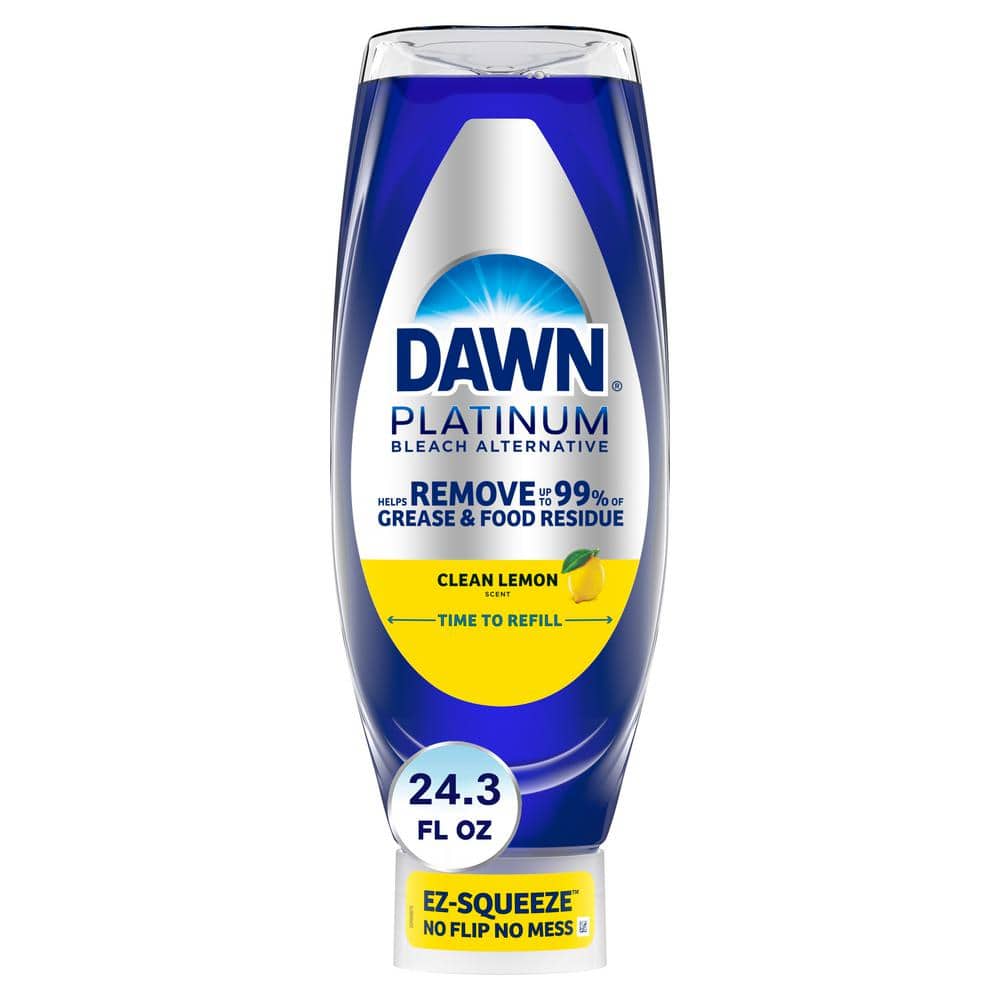 Platinum Bleach Alternative 24.3 oz. Clean Lemon Scent Liquid Dish Soap