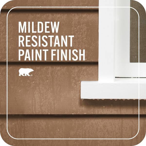 BEHR PREMIUM PLUS 1 gal. #S240-6 Ranch Brown Semi-Gloss Enamel