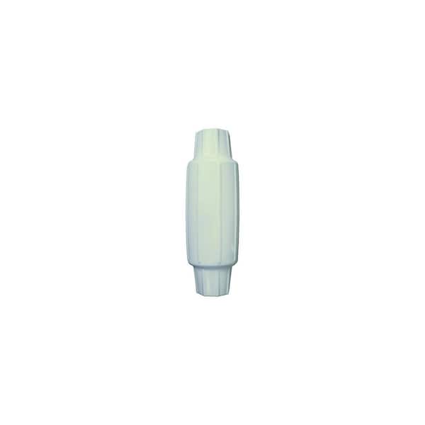 6 in. W x 23 in. H Torpedo Bumper, White