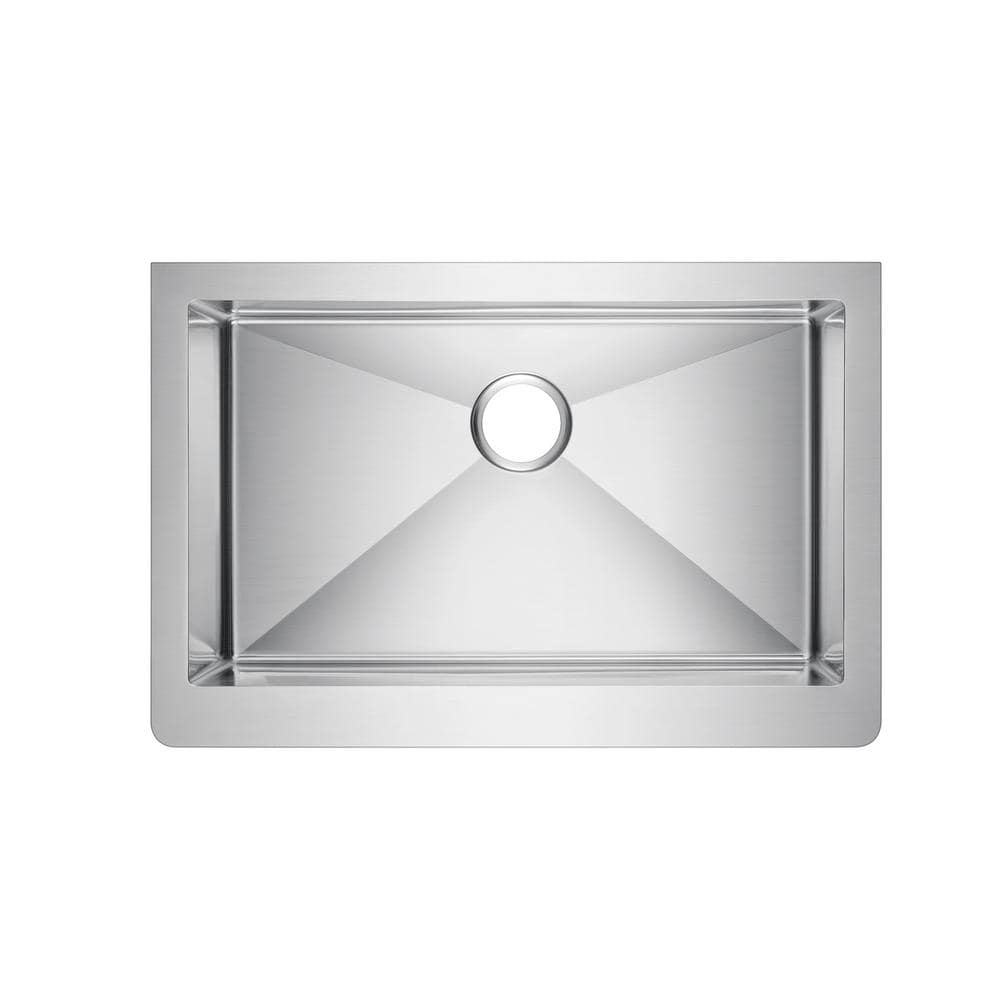 Adelphia 27'' Stainless Steel Farmhouse Single Bowl Sink