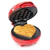 Nostalgia 550-Watt Single Waffle Green Reindeer American Waffle