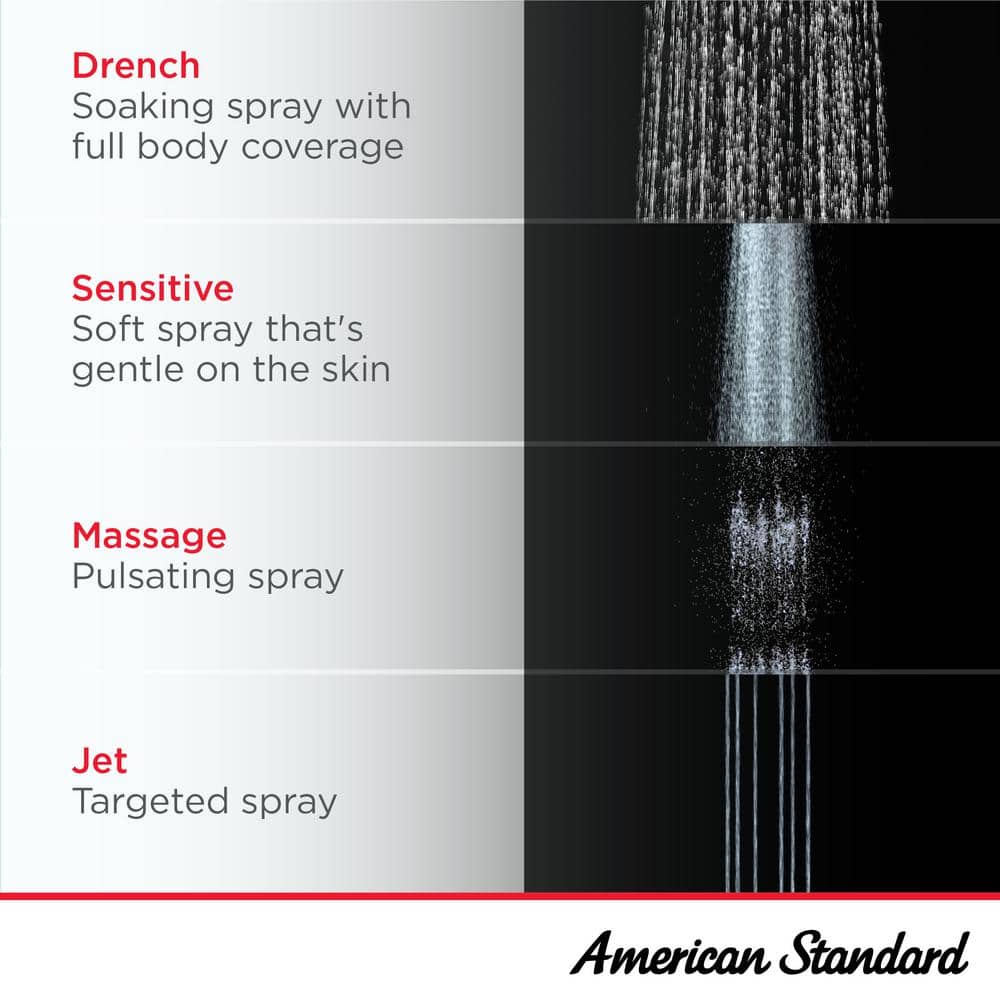 Spectra Plus Chrome 4-Function Fixed Shower Head