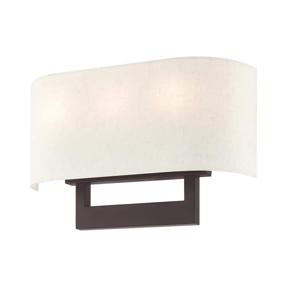 Bronze 3-Light Direct Wired Electric Wall Sconce
