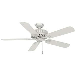 Ainsworth 54 in. Indoor Cottage White Ceiling Fan