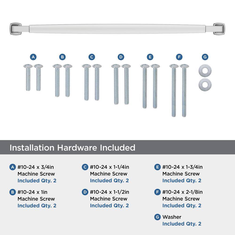 Polished Chrome 19-Inch Modern Appliance Pull with Mounting Hardware