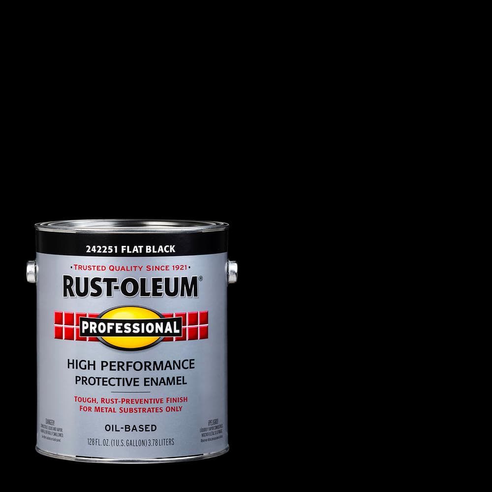 Rust-Oleum Professional 1 gal. High Performance Protective Enamel Flat ...