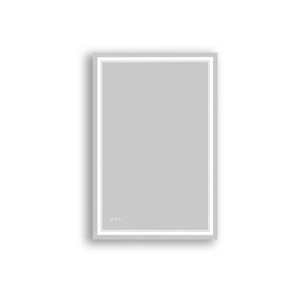 IDEAGLE 48 in. W x 32 in. H Frameless LED Wall Mounted Bathroom Vanity Mirror Light Anti Fog, Dimmable, Tricolor Temperature