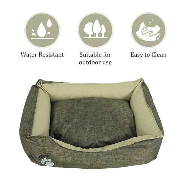 Large plastic 2024 dog bed argos