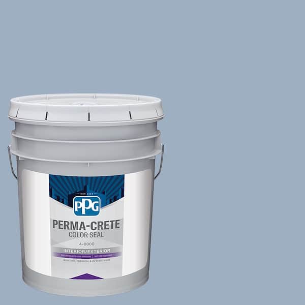 Color Seal 5 gal. PPG1163-4 Sterling Silver Satin Interior/Exterior Concrete Stain