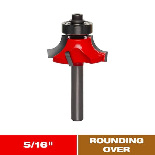 5/16 in. Radius Rounding Over Bit (1-Piece)