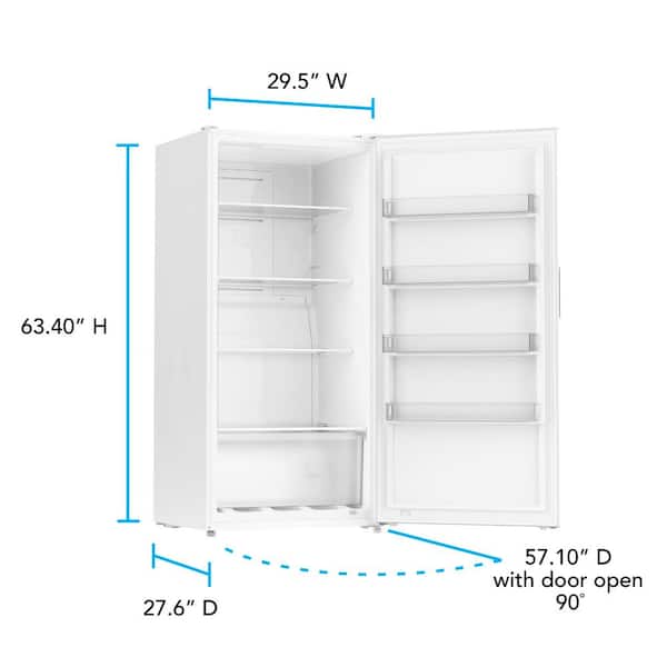 Avanti Garage Ready 17 cu ft. Frost Free Convertible Upright