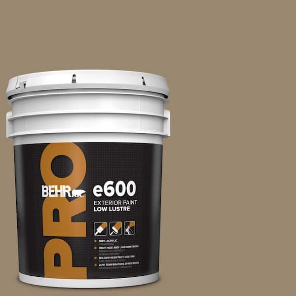 BEHR PRO 5 gal. #710D-5 Mississippi Mud Low Luster Exterior Paint