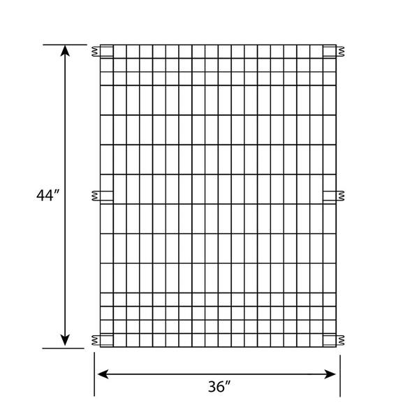 Vigoro 44 in. H x 36 in. W Metal No Dig Multi-Purpose Garden Fence Panel (6-Pack)