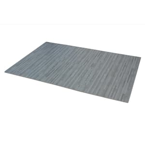 Slate Printed Wood Grain 24 in. x 24 in. x 3/8 in. Interlocking EVA Foam Flooring Mat (24 sq. ft. / pack)