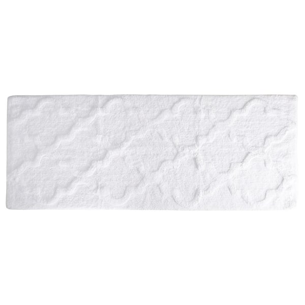 Standard Textile - Tufted Bath Mat, White, 20 inchx60 inch, Size: Bath Runner 20x60