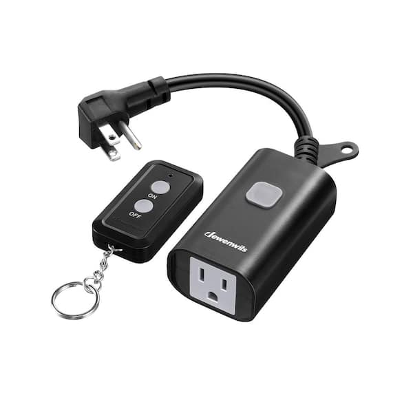 DEWENWILS Outdoor Remote Control Outlet, 15A Wireless Remote Control Switch FCC Listed