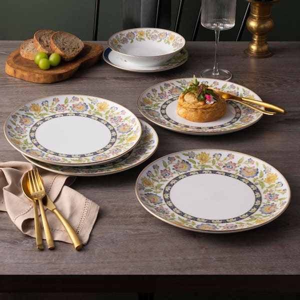 Noritake Tusker Garden 10.5 in. (Multi) Porcelain Dinner Plates