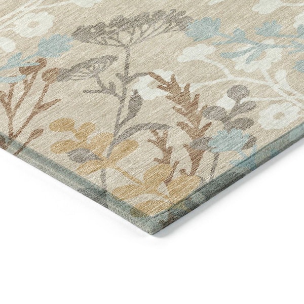 Chantille Machine Washable Indoor/Outdoor Abstract ACN2334 Beige 10 ft. x 14 ft. Area Rug