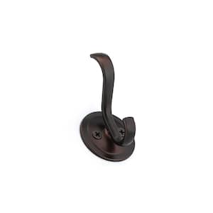 3-1/8 in. (79 mm) Brushed Oil-Rubbed Bronze Classic Wall Mount Hook