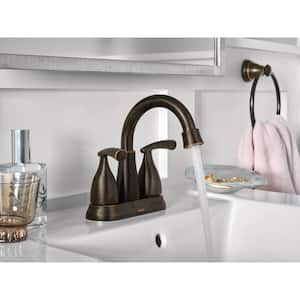 Essie 2-Handle 4 in. Centerset Bathroom Faucet in Mediterranean Bronze