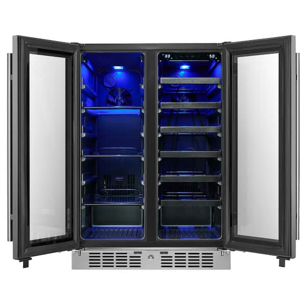 TITAN Signature 24 in. 64 Can and 20 Bottle French Door