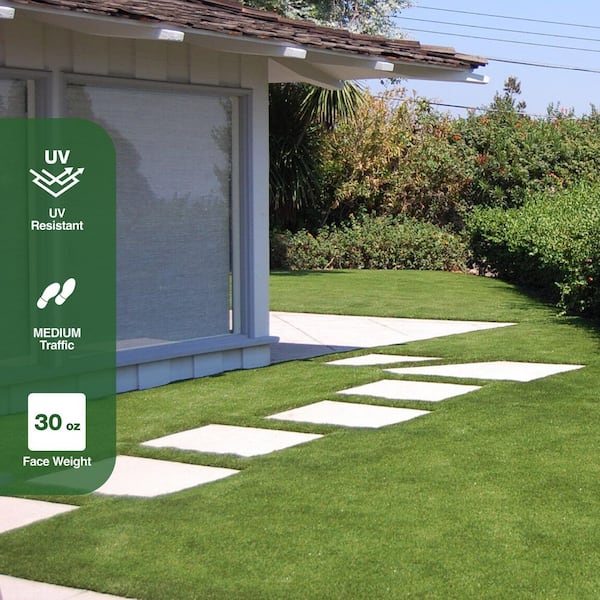 Verde 12 ft. W x Cut to Length Green Artificial Grass Turf