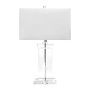 Toledo 25 in. Clear Glam Table Lamp, Dimmable