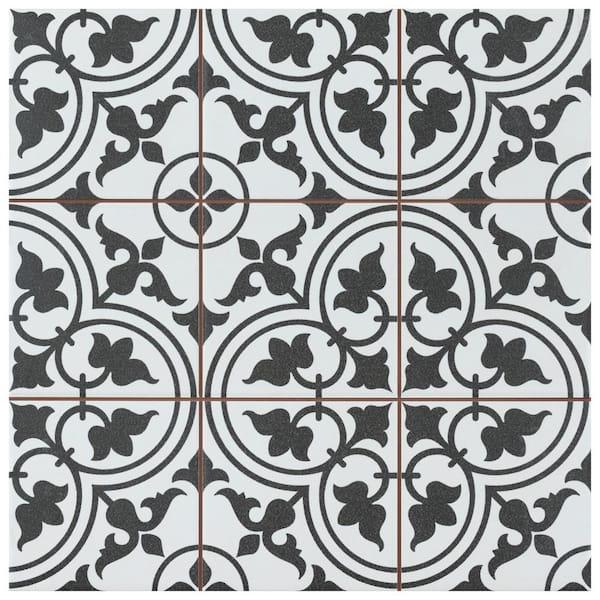 Merola Tile Harmonia Classic White 13 in. x 13 in. Ceramic Floor and Wall Tile (12.0 sq. ft./Case)