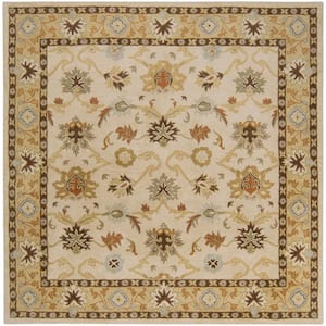 Cicero Ivory 8 ft. x 8 ft. Square Indoor Area Rug