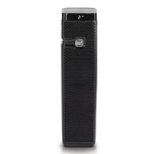 Aer 1 188 sq. ft. HEPA-True Air Purifier Tower Medium Room Plus Ionizer With Touch Controls in Black