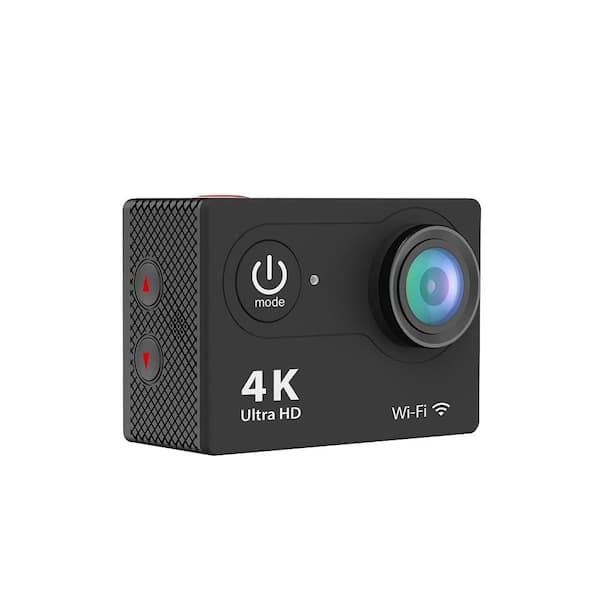 iPM 4K Waterproof 12 Mega Pixel Ultra HD Action Camera with Wi-Fi in Black