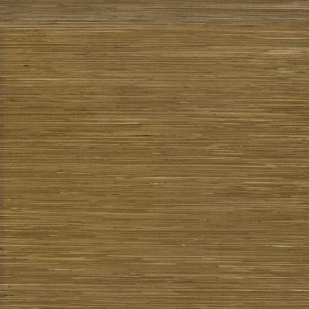 Zhilan Brown 3D Grasscloth Non-Pasted Wallpaper Roll
