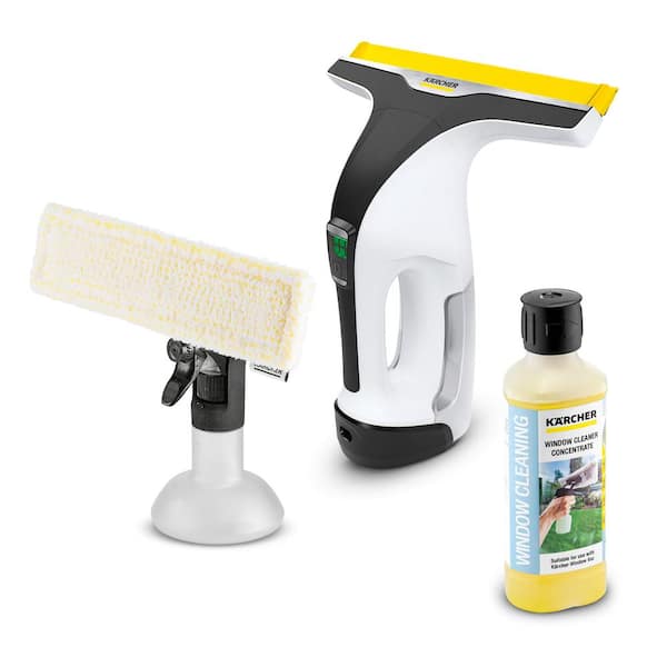 Karcher WV 1 Plus Window Vacuum Squeegee Also Perfect for Showers Mirrors, Glass and Countertops 10 in. Squeegee Blade