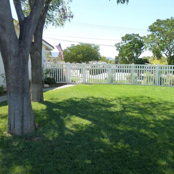 Captiva 4 ft. x 5 ft. White Vinyl Pool Fence Gate