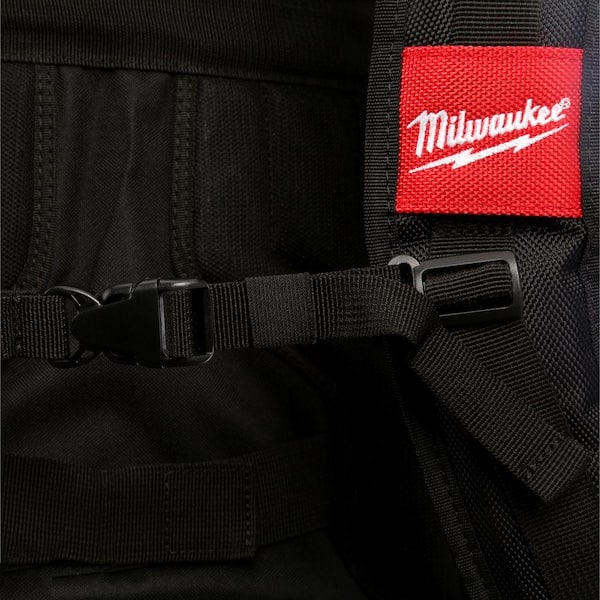 Milwaukee 10 in. Jobsite Backpack with 12 in. Zipper Tool Bag in 