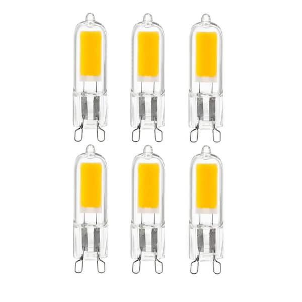 25-Watt Equivalent G9 Bi-Pin Base Non-Dimmable LED Light Bulb in Warm White 3000K (6-Pack)