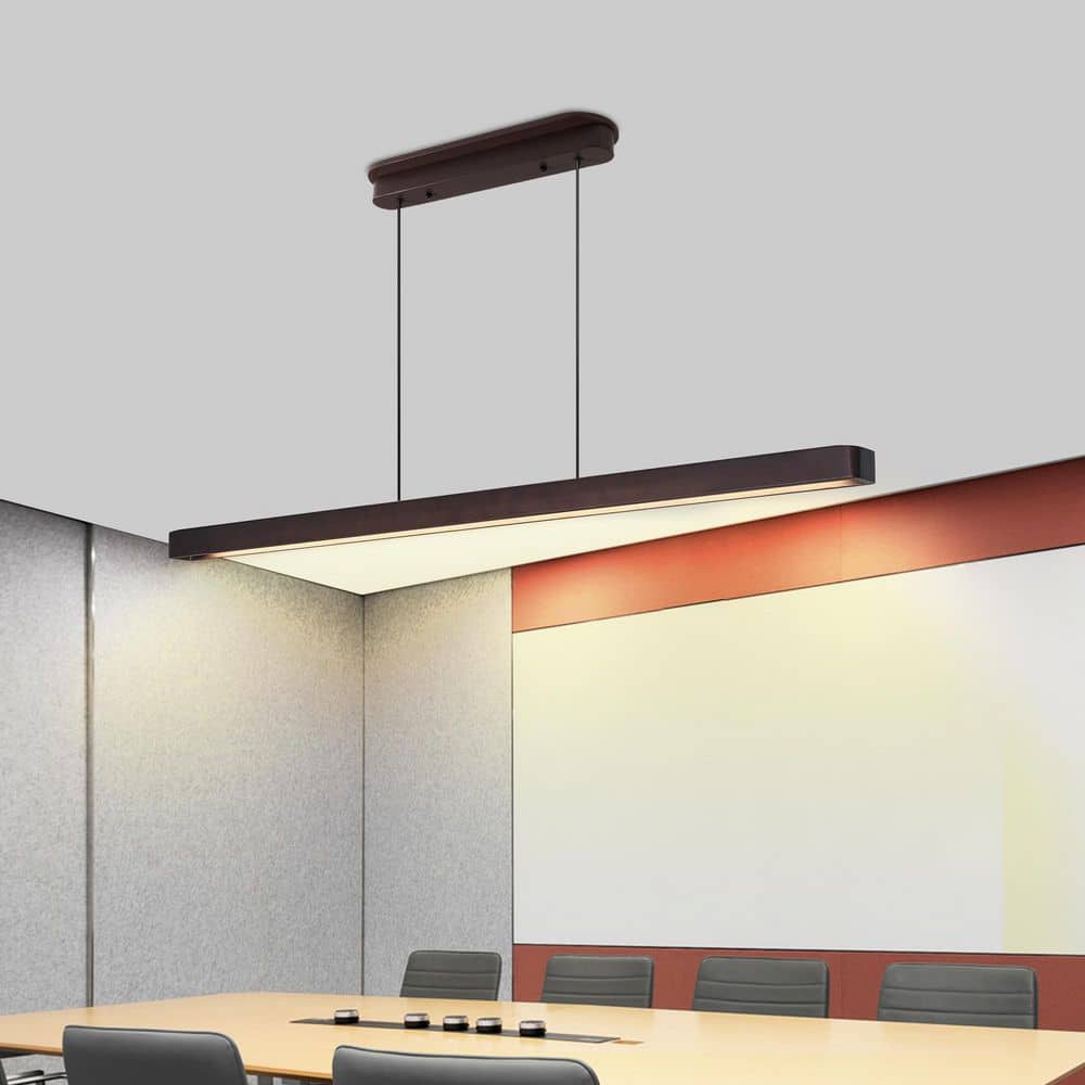 51 in 1-light Walnut Wood Black Chandelier Large Ceiling Lighting for Living Room Dining Room Bedroom Hallw price history on PriceWatchPro