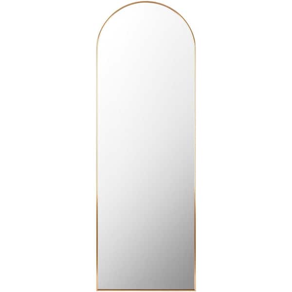 Livabliss Otis 59 in. x 20 in. Gold Framed Decorative Mirror