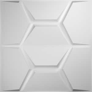 19 5/8 in. x 19 5/8 in. Colony EnduraWall Decorative 3D Wall Panel, White, (50-Pack for 133.73 Sq. Ft.)