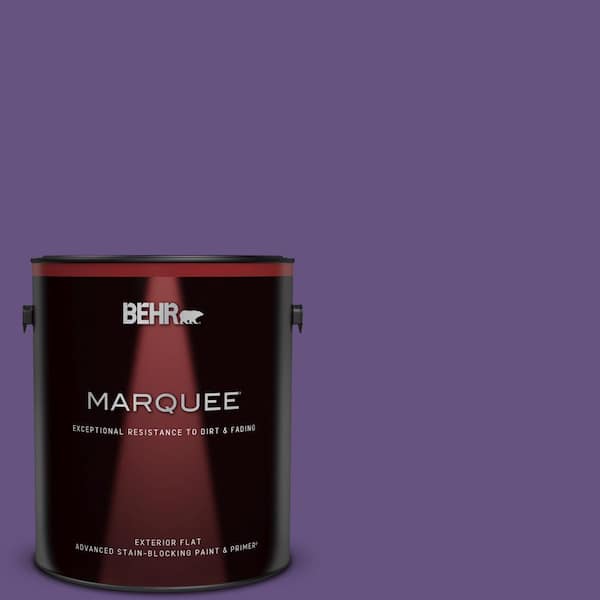 BEHR MARQUEE 1 gal. Home Decorators Collection #HDC-MD-25 Virtual Violet Flat Exterior Paint & Primer
