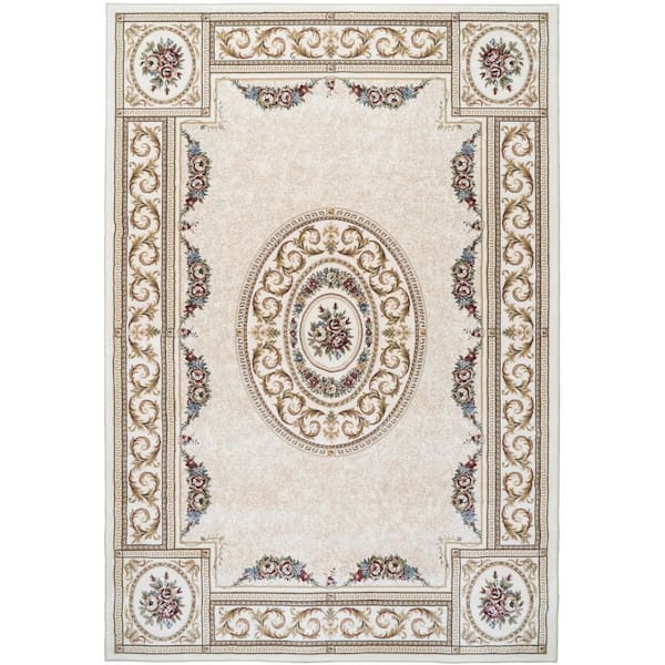 Winifred Ivory 5 ft. x 8 ft. Indoor Area Rug