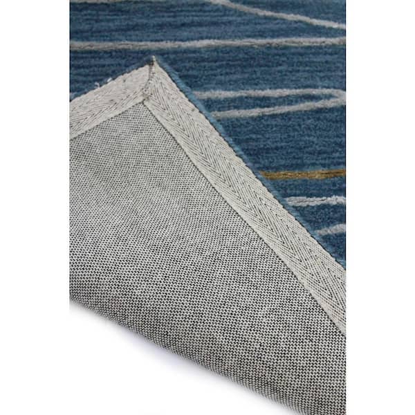 BASHIAN - Greenwich Azure 9 ft. x 12 ft. (8 ft. 6 in. x 11 ft. x 6 in.) Abstract Contemporary Area Rug