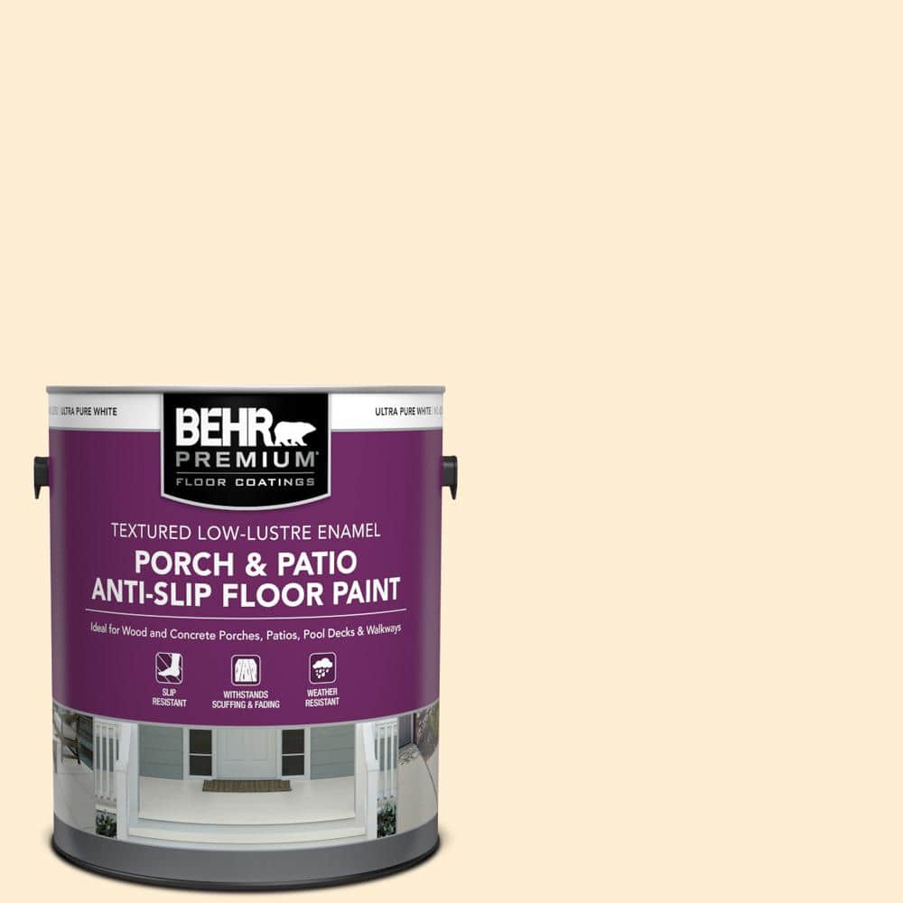1 gal. #M270-1 Pearly White Textured Low-Lustre Enamel Interior/Exterior Po